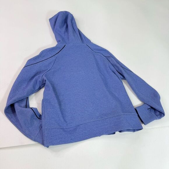 Under Armour Project Rock Sweatshirt Womens XL  Blue Hoodie Full Zip Hooded - Picture 5 of 8